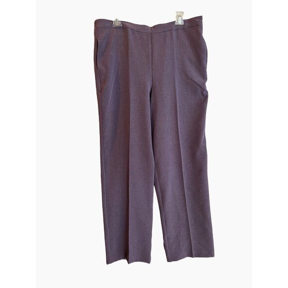 ✅3/$20 Deal-ALFRED DUNNER Classic Fit Pants - Plum Color - New!  Women's 14- - Picture 4 of 9